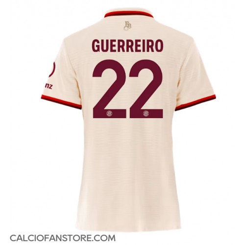 Maglia Calcio Bayern Munich Raphael Guerreiro #22 Terza Divisa Donna 2024-25 Manica Corta